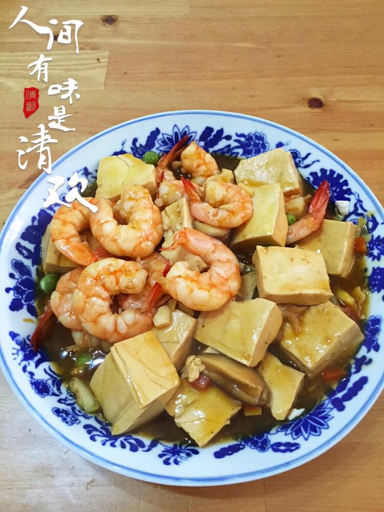 虾仁豆腐