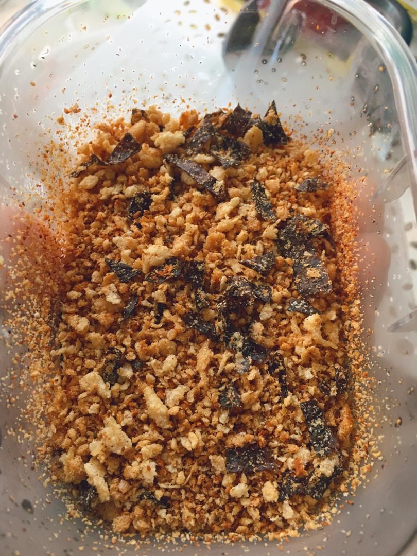遭丢弃的豆渣变废为宝～豆松（素肉松）