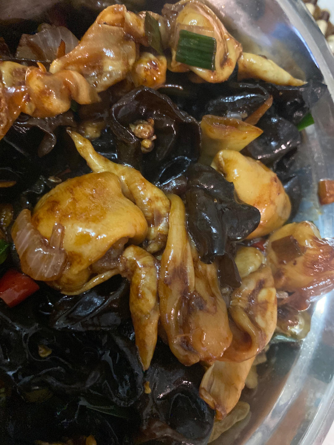 香辣爆炒鱼泡