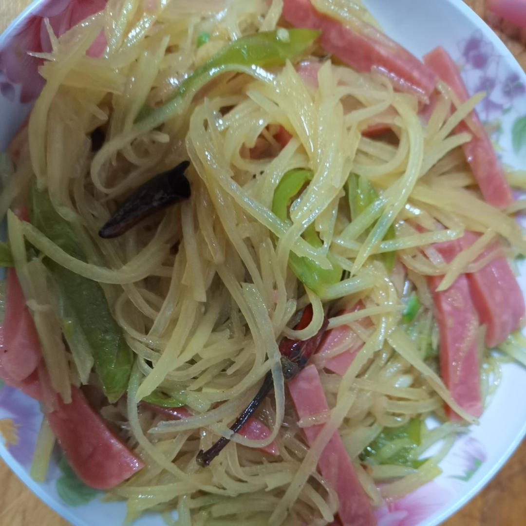 酸辣土豆丝的家常做法 超级下饭