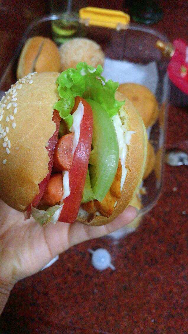 超级无敌简单的汉堡坯