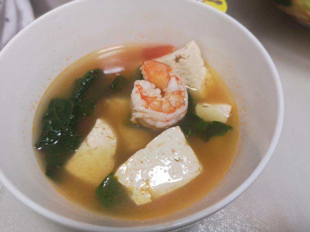 小白菜炖豆腐