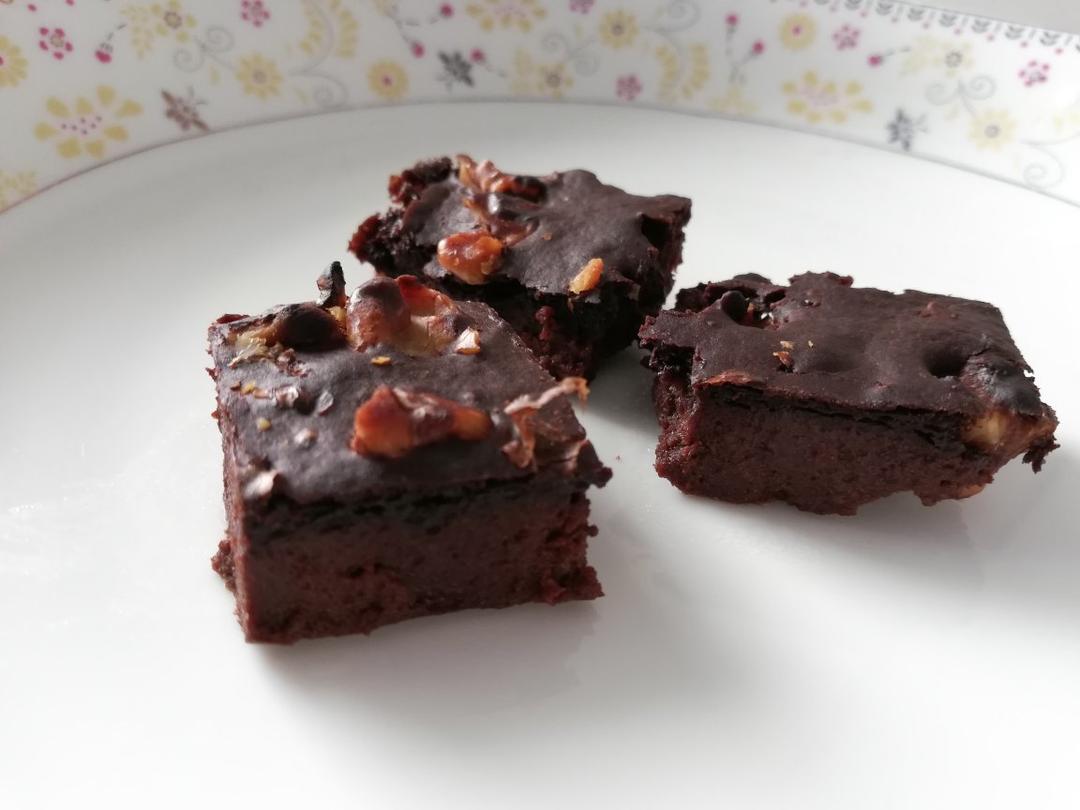 爱吃又怕胖的巨蟹做的无油低卡浓厚豆腐布朗尼(全部热量只有一千卡☆)