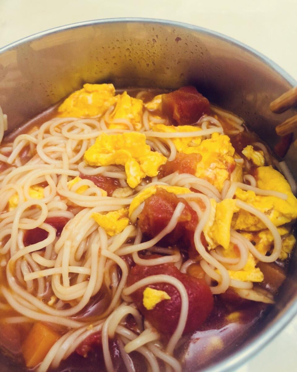 超级入味好吃的番茄鸡蛋面