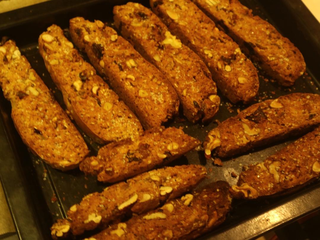 【健康零食】燕麦坚果意式脆饼
