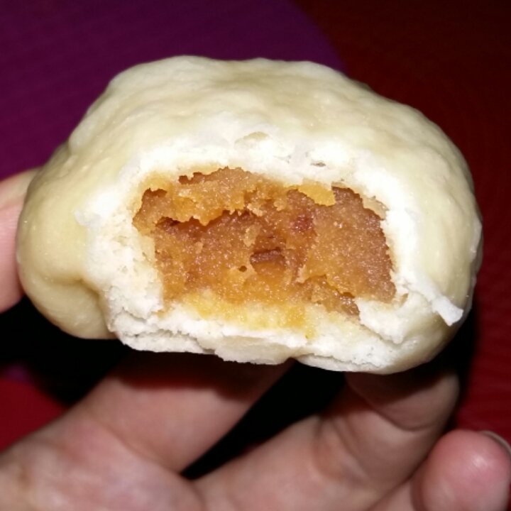 莲蓉包子😊剩月饼版
