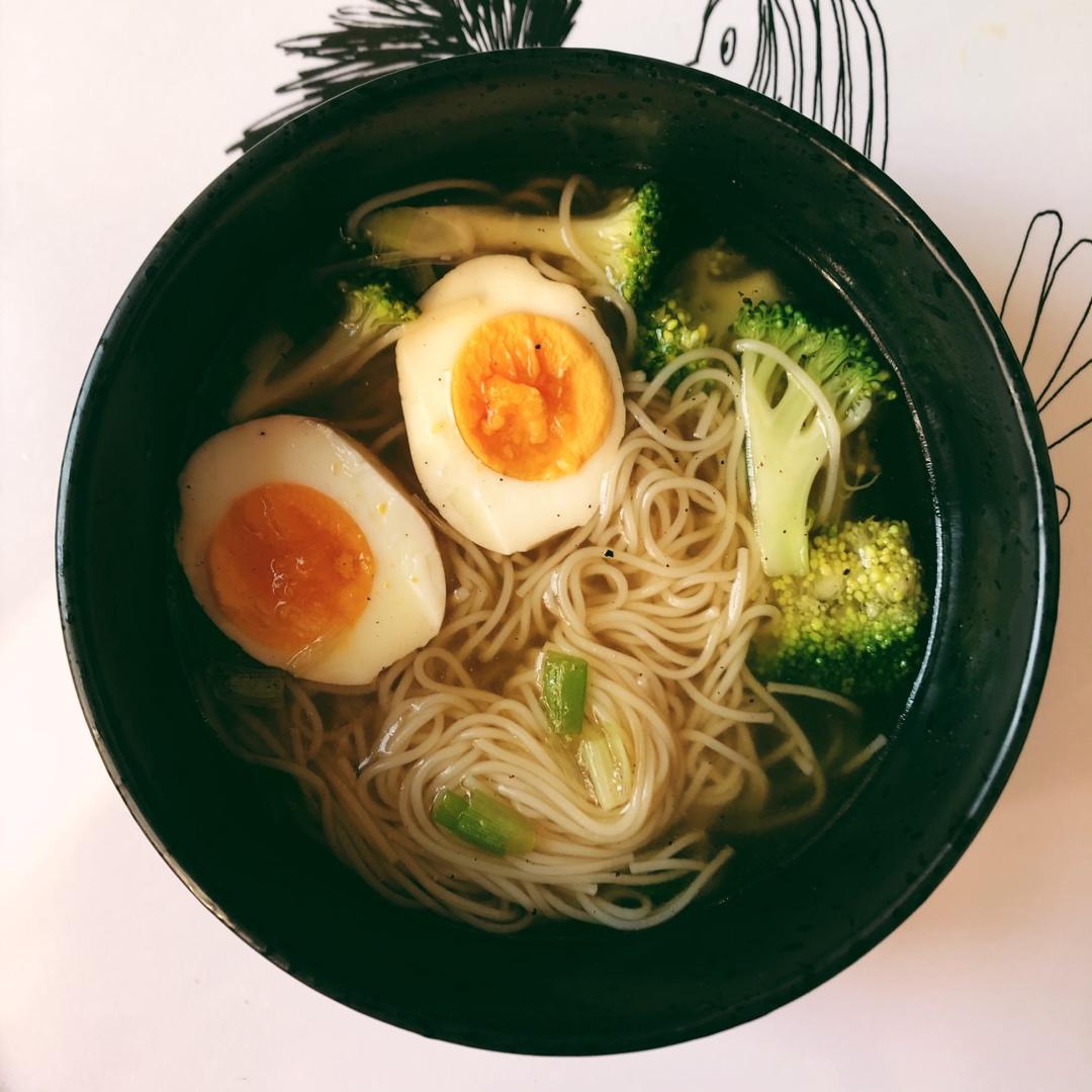 香菇鸡蛋面