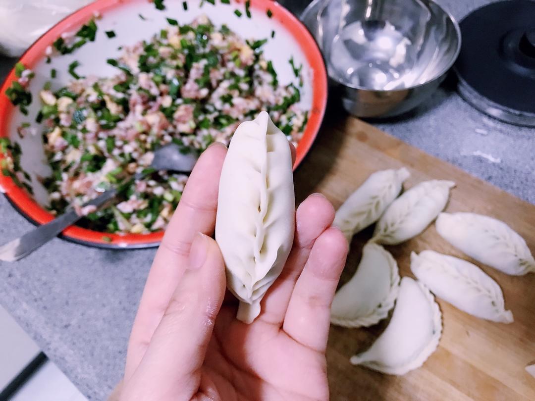 花样四喜鲜肉生煎（蒸）饺