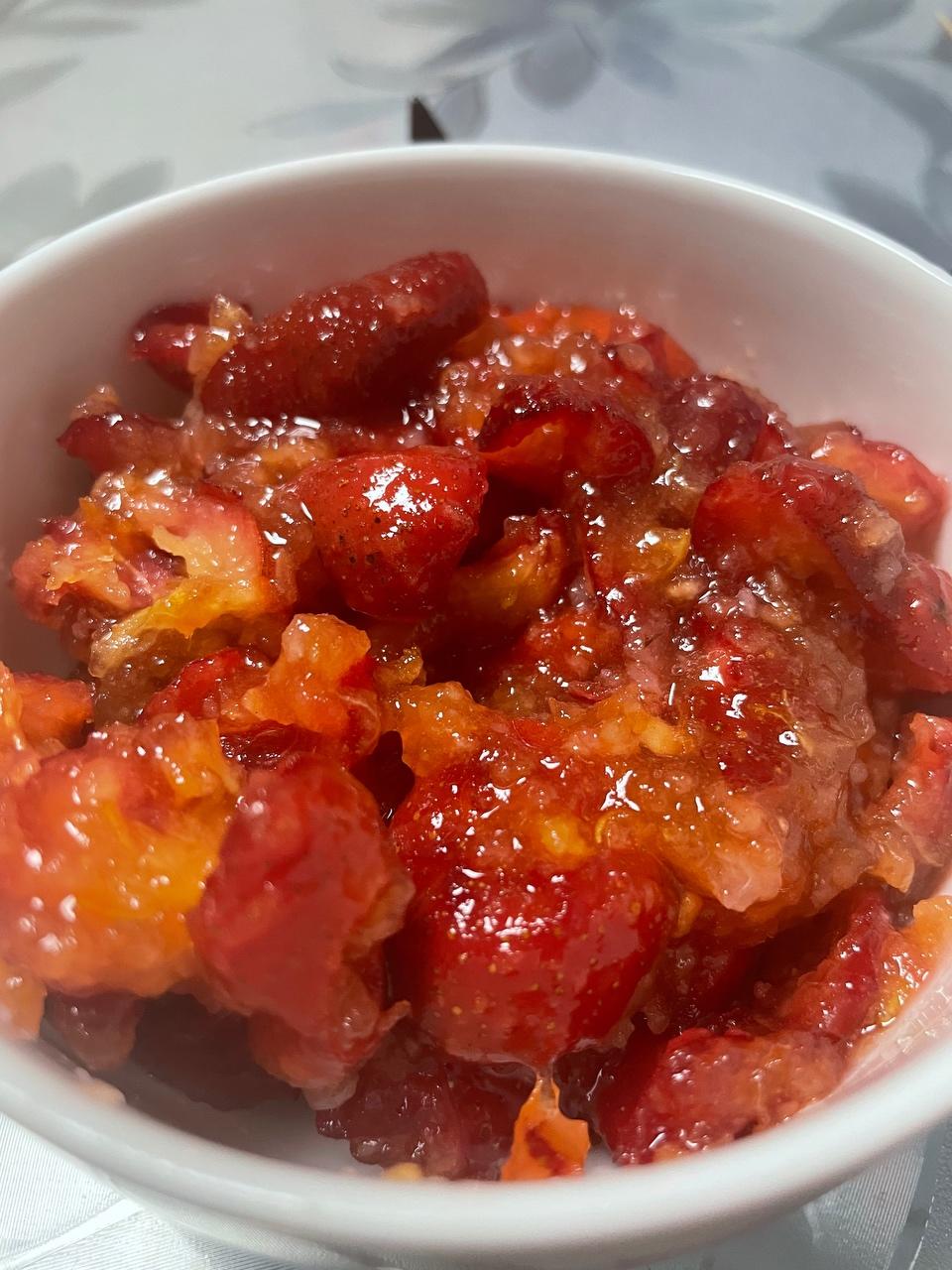 晶莹剔透的红果酪的做法