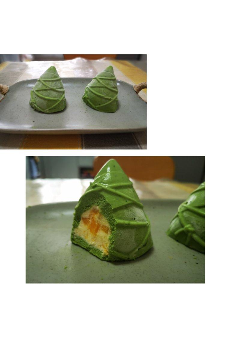 jsshp做的慕斯粽子水晶粽芒果粽草莓粽