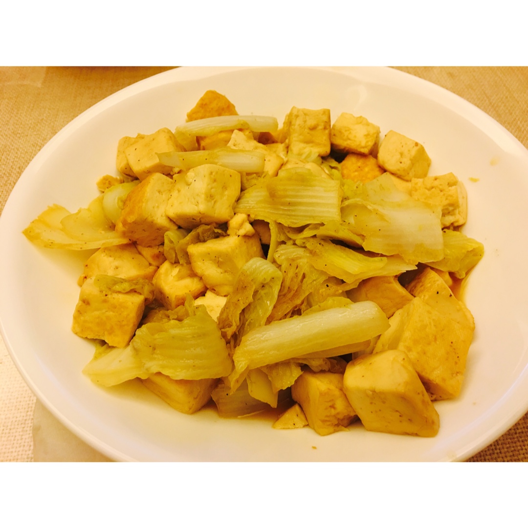 白菜炖豆腐
