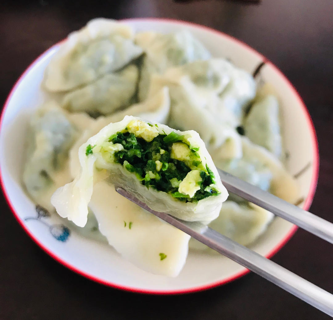 豌豆苗三鲜水饺