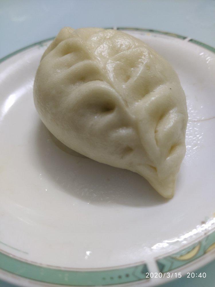 黑芝麻红糖花生包子