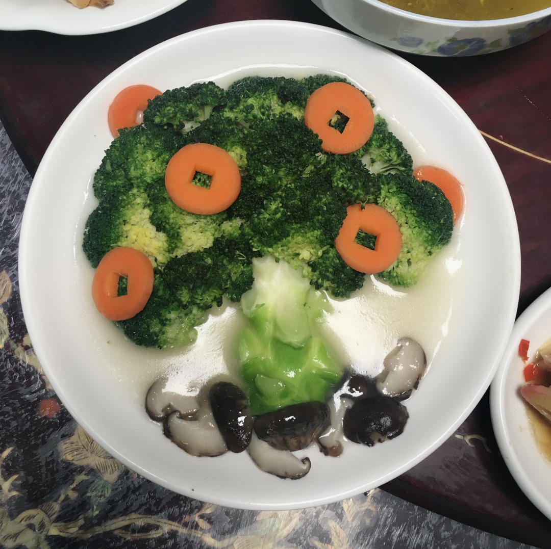 年夜菜之吉祥发财树（辣汁西兰花）