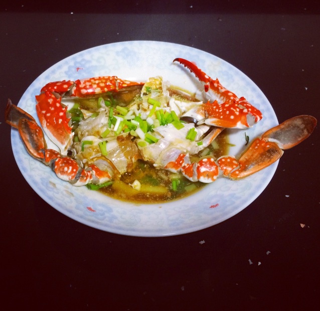 葱油蟹