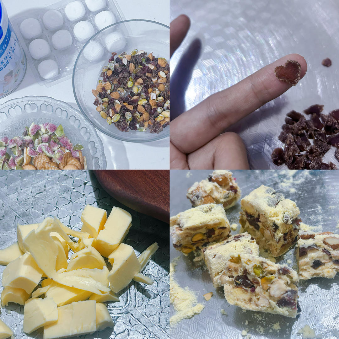 雪花酥（雪花饼，牛轧奶芙，奶酥）