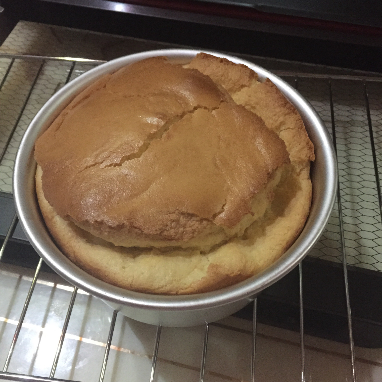 6寸原味戚风蛋糕