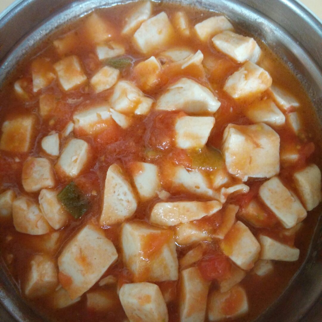 番茄炖豆腐