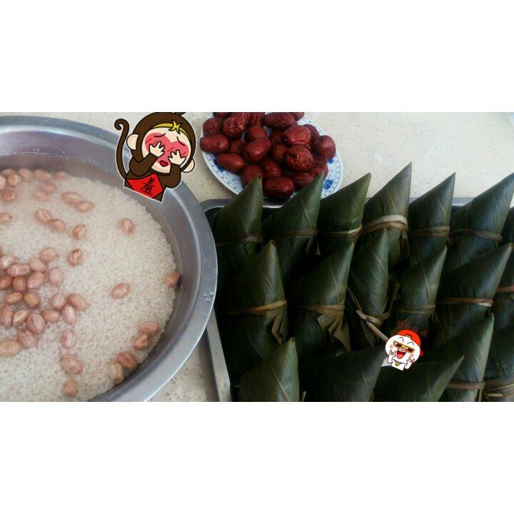 详细步骤包粽子（四角粽）