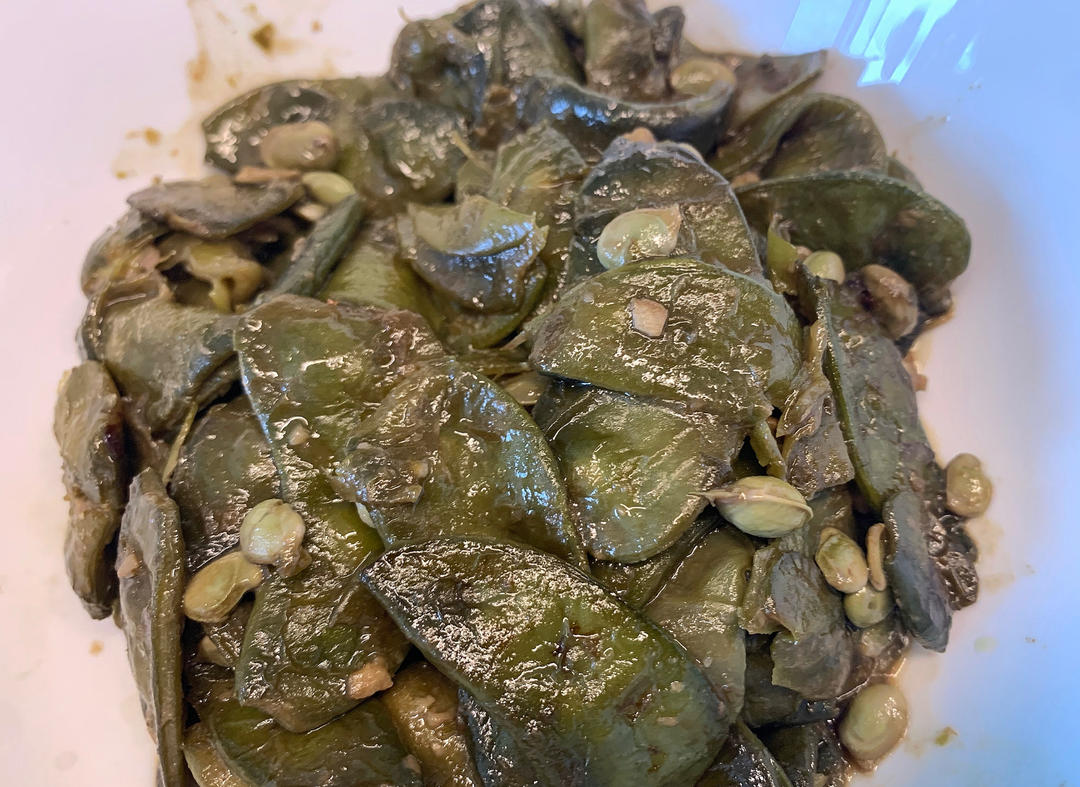 酱爆扁豆（老派上海本帮做法）