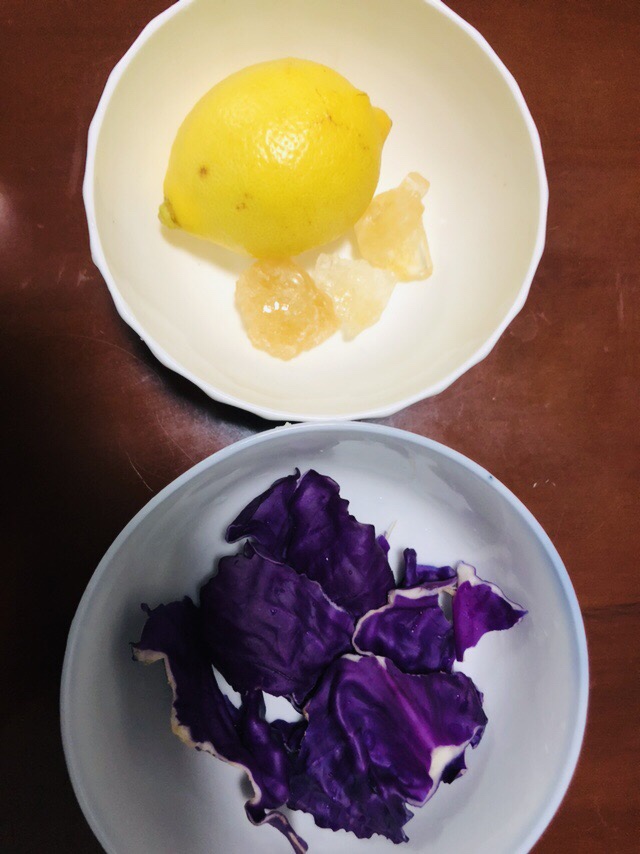 个性定制的紫甘蓝柠檬汁的做法 步骤1