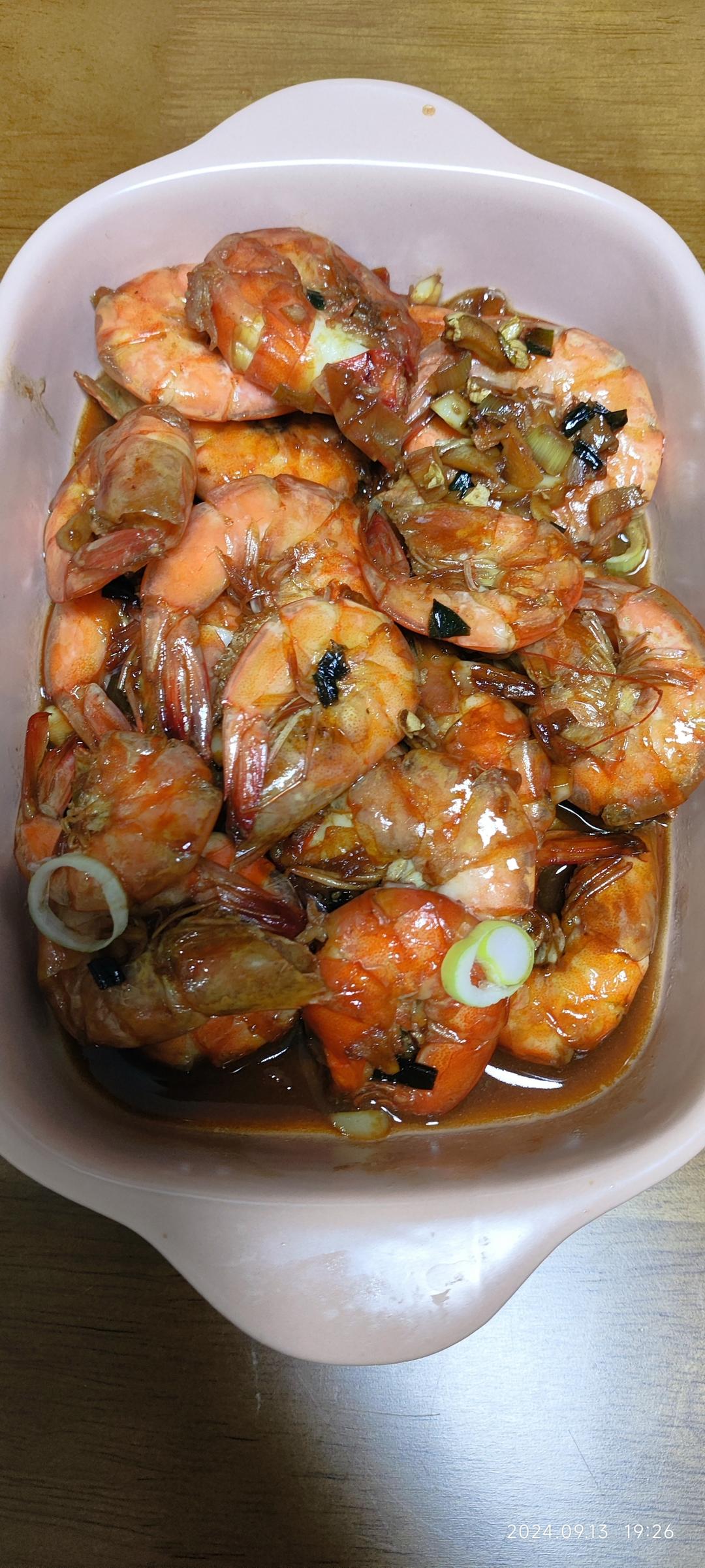 家庭版油焖大虾