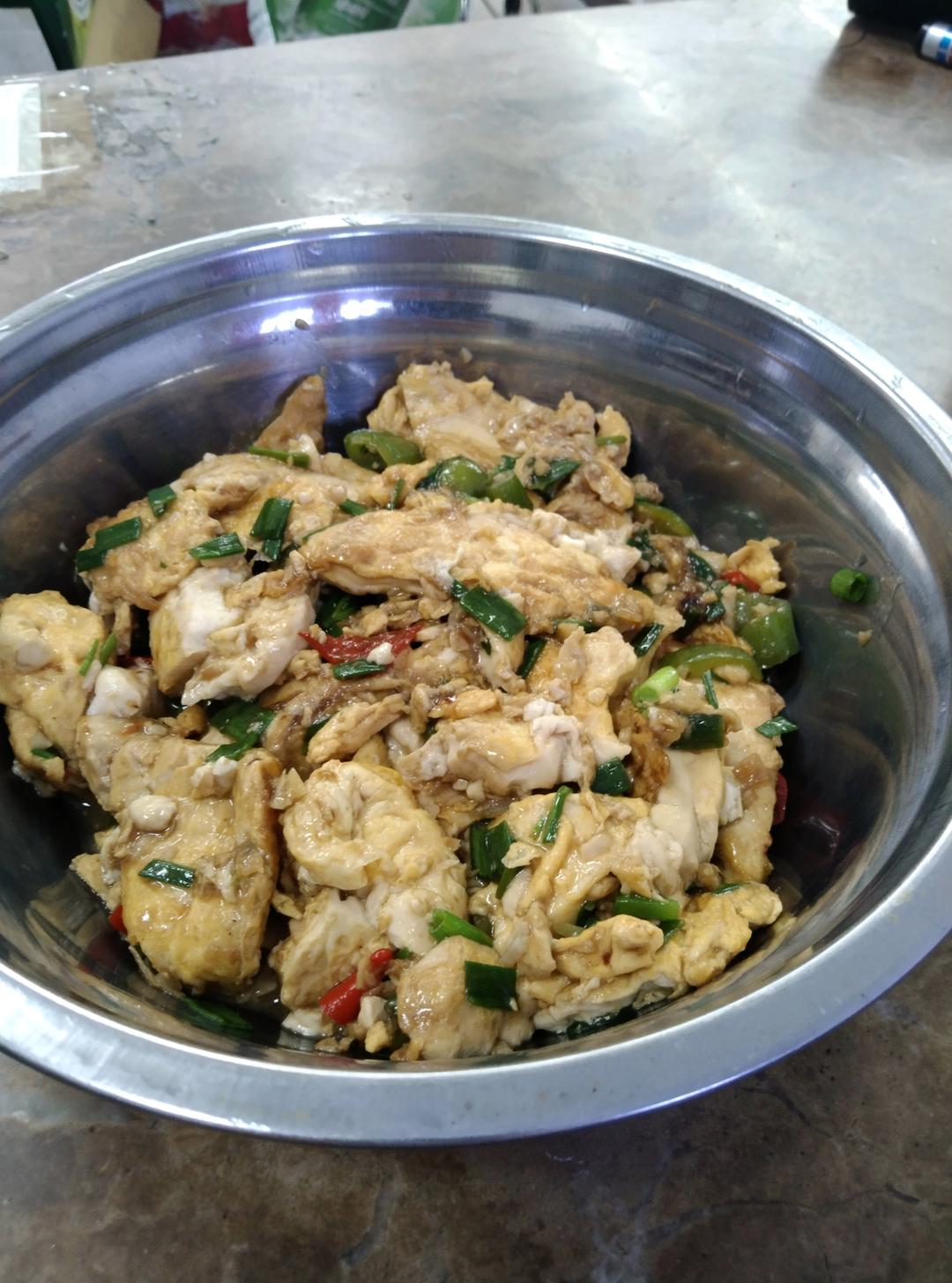 焖煎豆腐