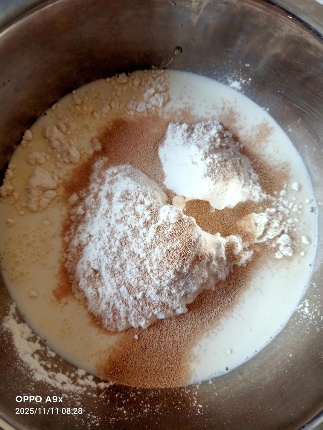 纯奶手撕吐司的做法 步骤1