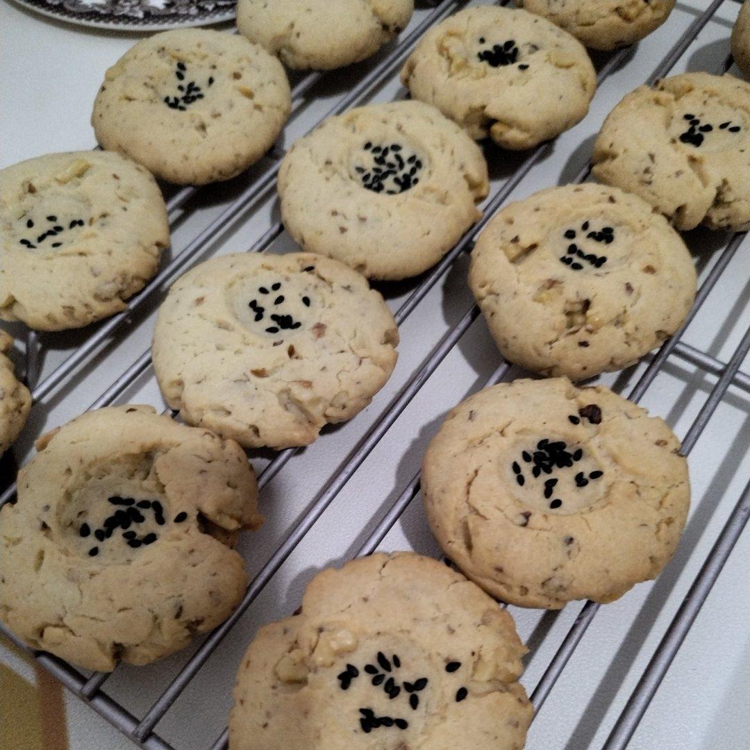 酥掉渣的核桃酥🍪零基础，超简单