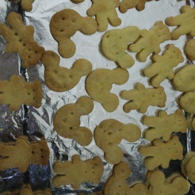 卡通黄油饼干