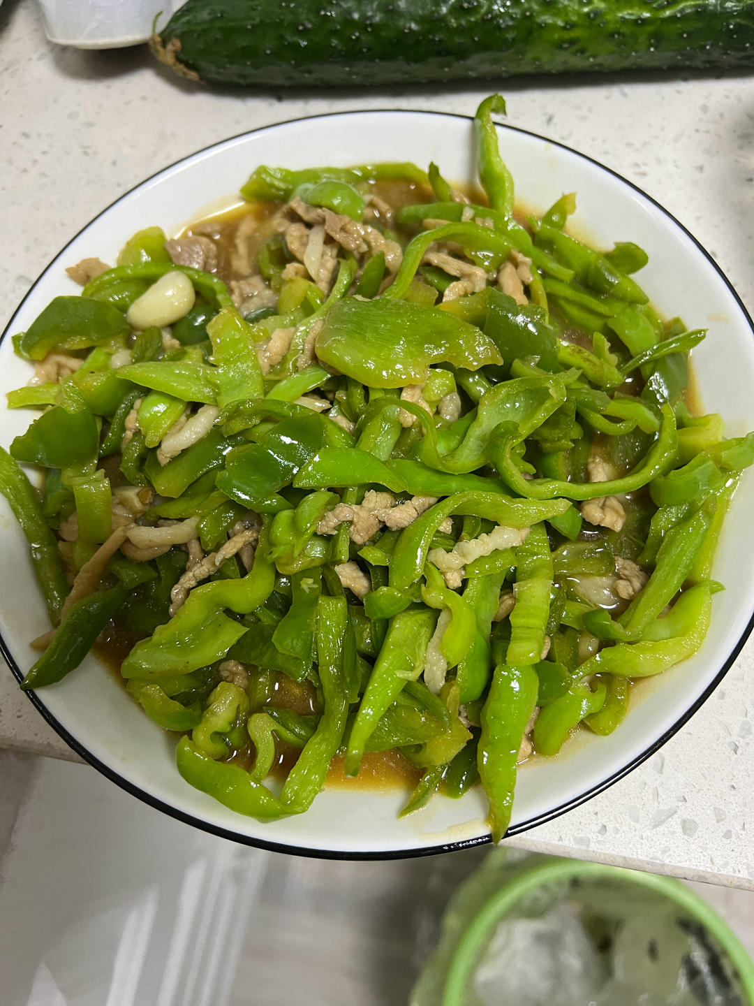 ‼️好吃到舔盘的青椒肉丝盖浇饭