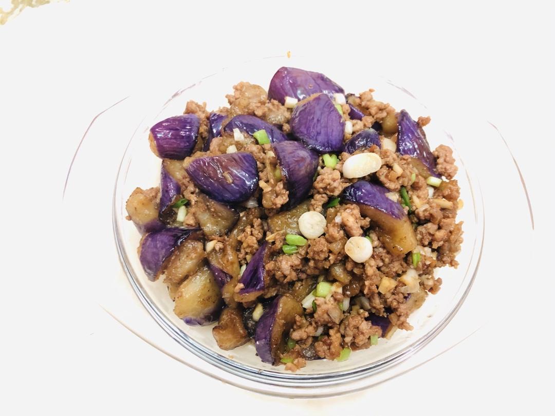 红烧肉沫茄子