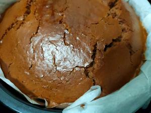巧克力芝士乳酪蛋糕🎂空气炸锅版6寸的做法 步骤8