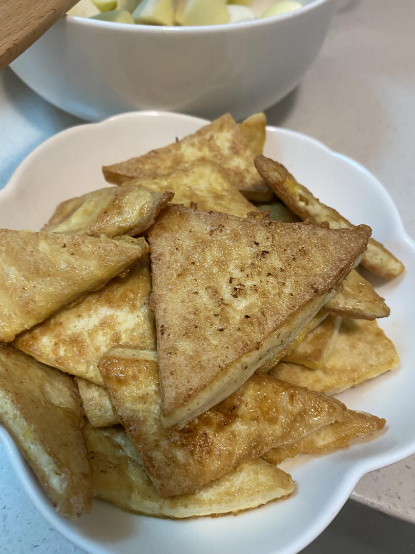 焖煎豆腐
