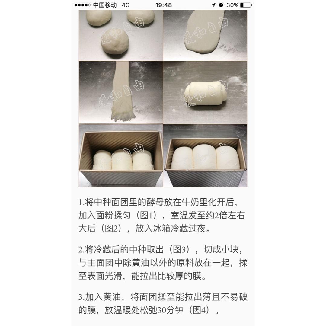 爱和自由老师的最新吐司配方