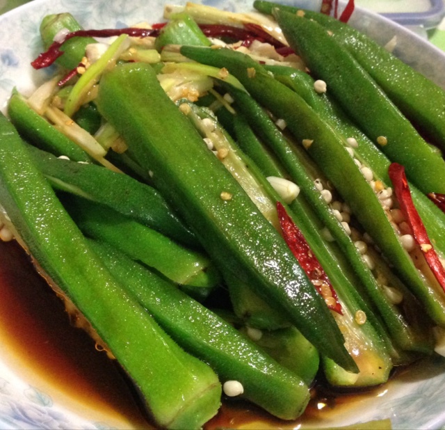 葱油秋葵