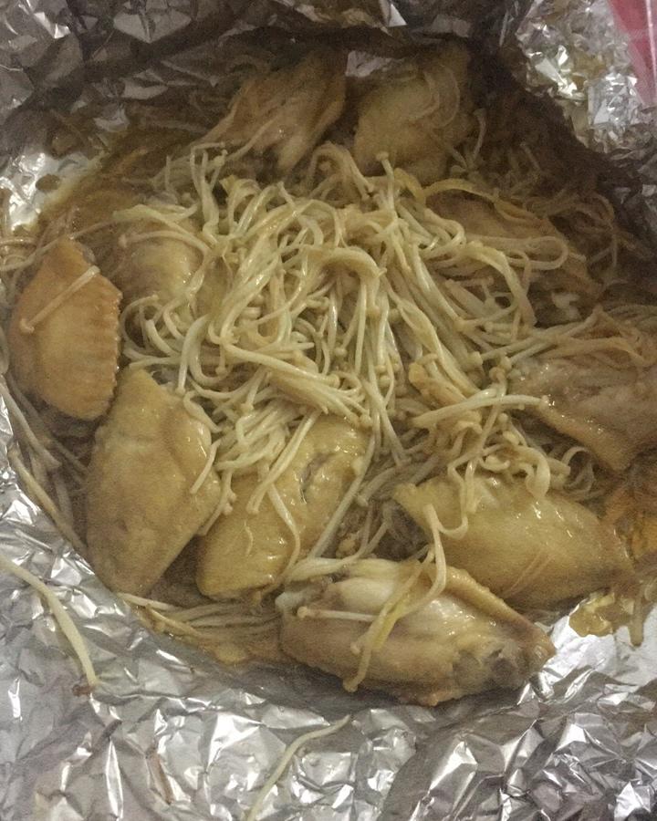 烤箱版锡纸烤鸡中翅