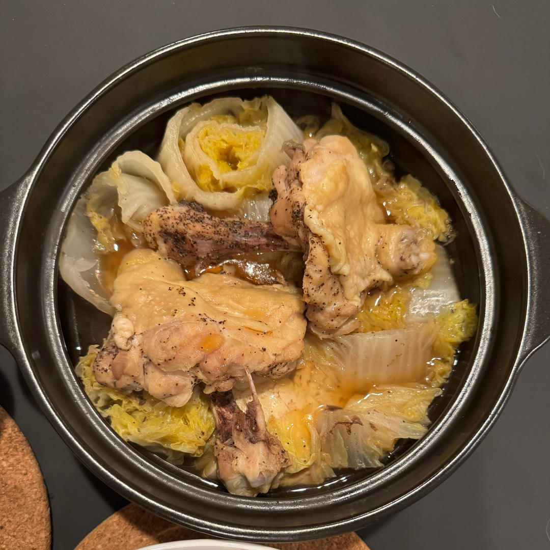 （自用转载）无水鸡肉蔬菜锅