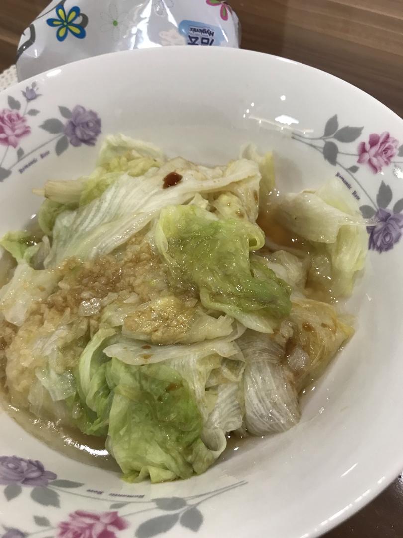 白灼西生菜