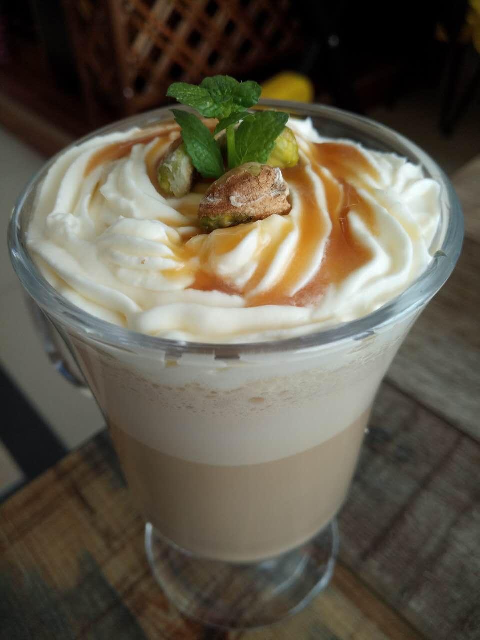 小赞眼睛里有星星做的拿铁咖啡星冰乐