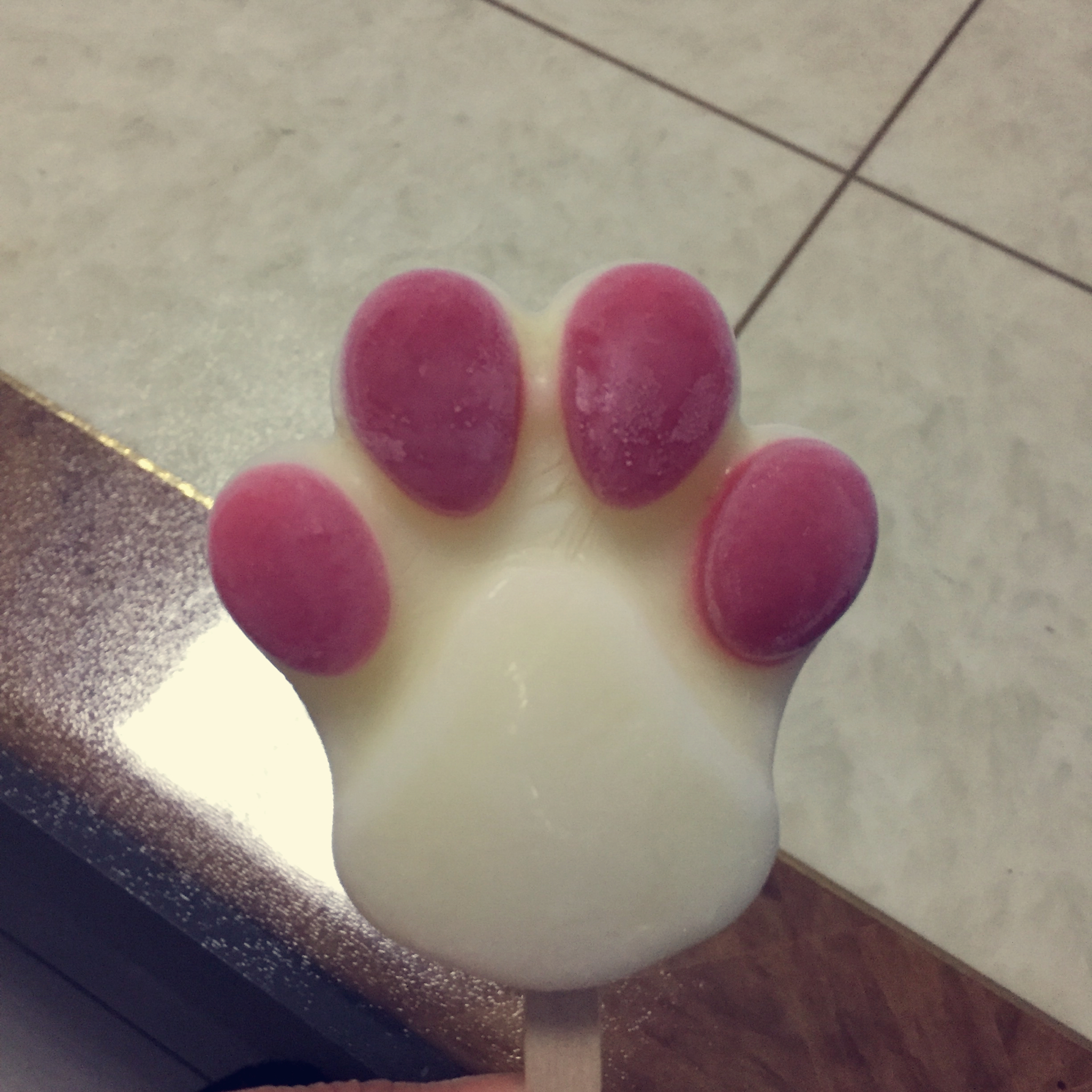 晓晓婵猫做的猫爪雪糕