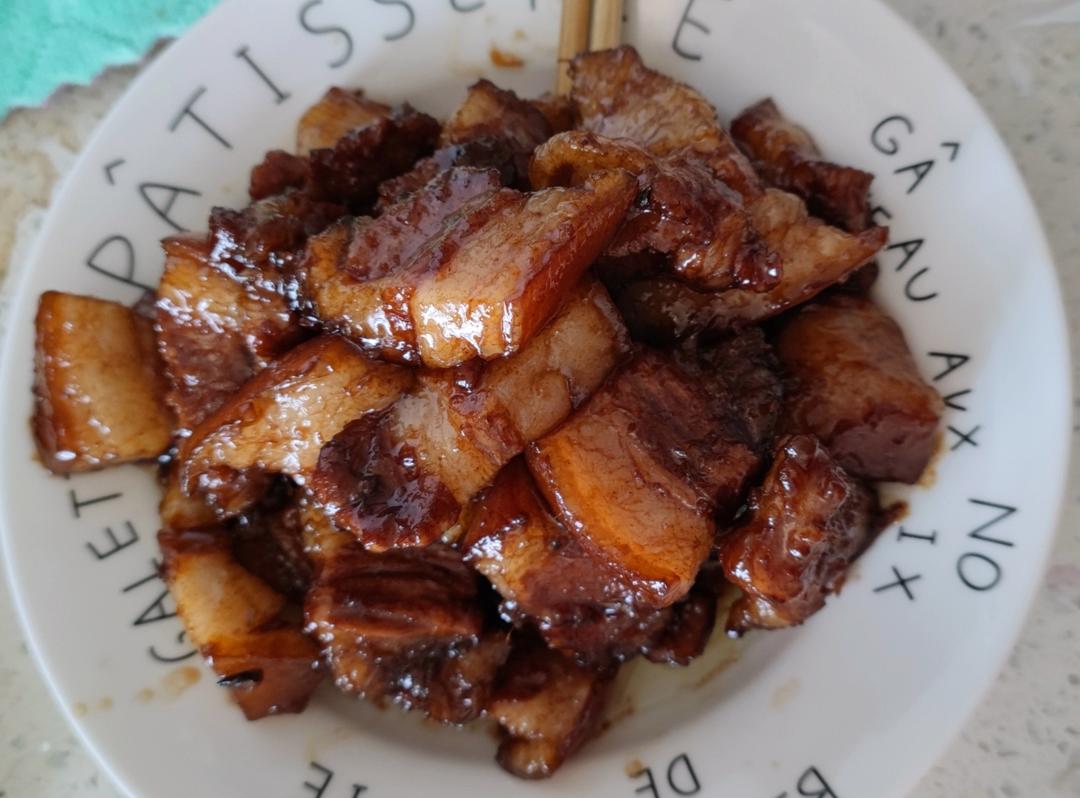 不硬不柴、果味红烧肉