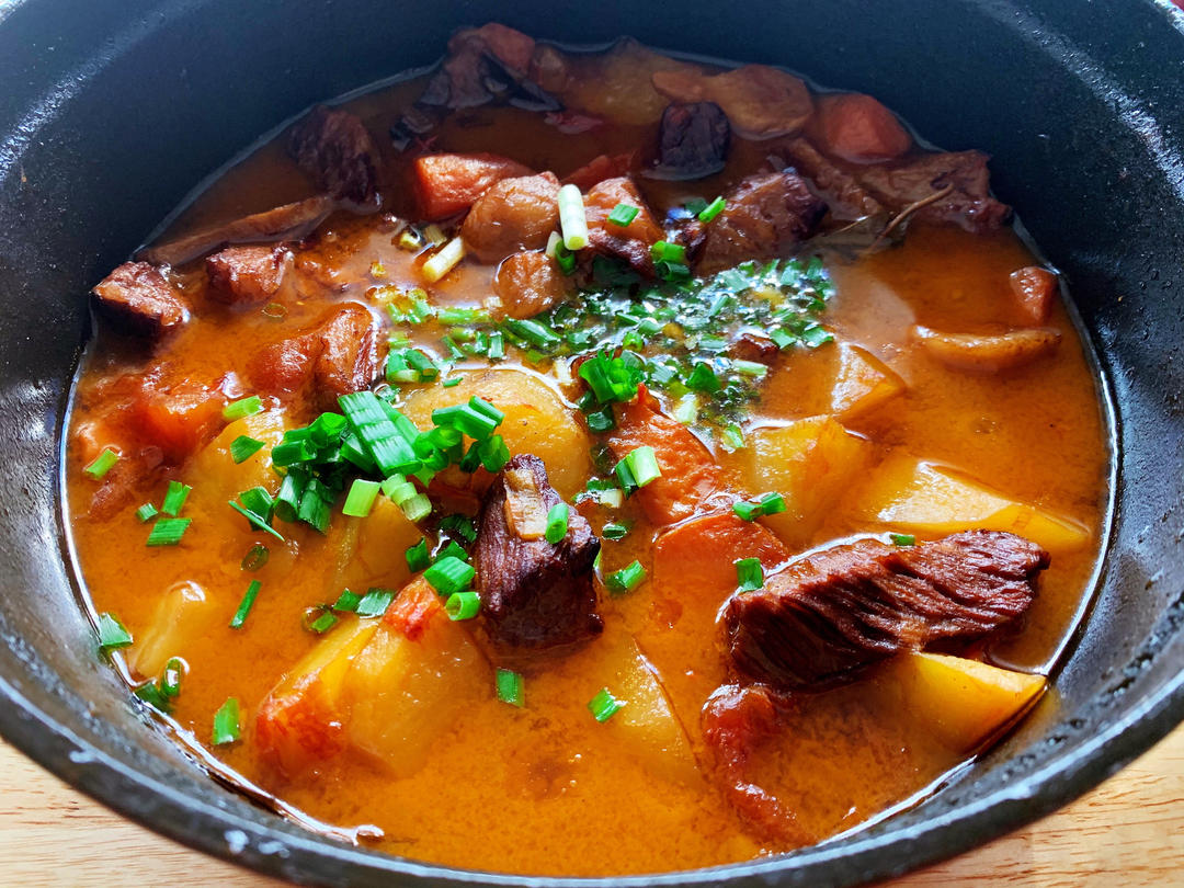 番茄土豆炖牛腩