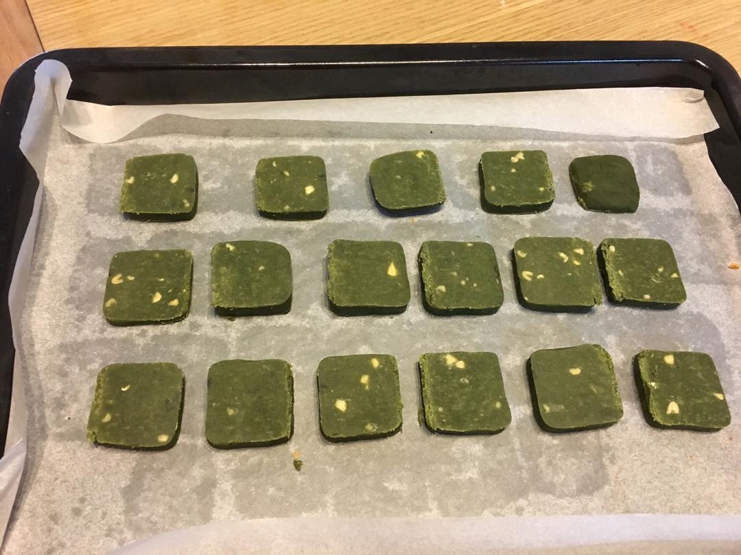 抹茶杏仁饼干