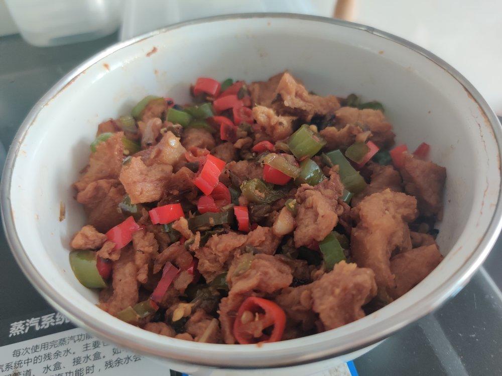 猪油渣炒辣椒