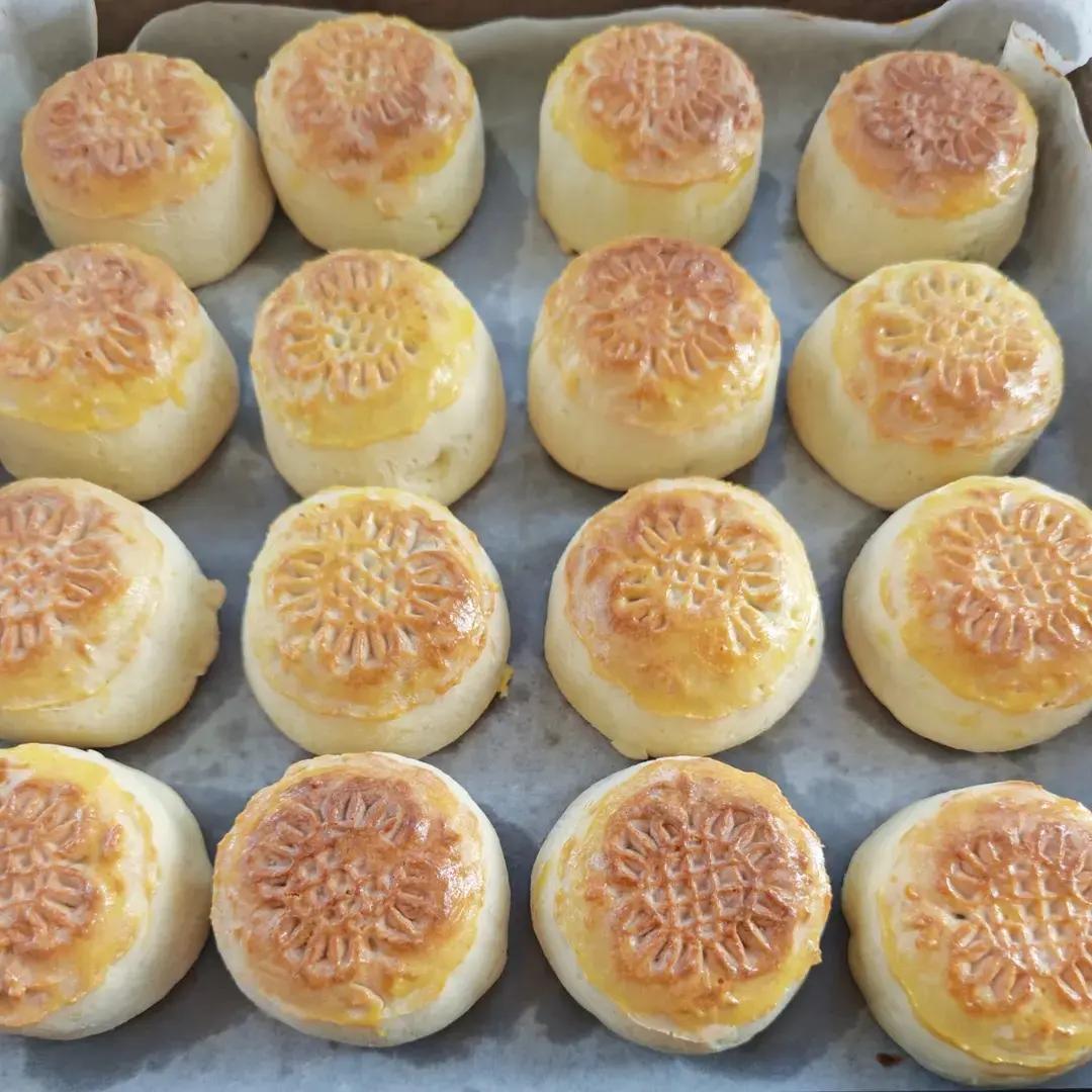 五仁月饼～不用转化糖浆的版本