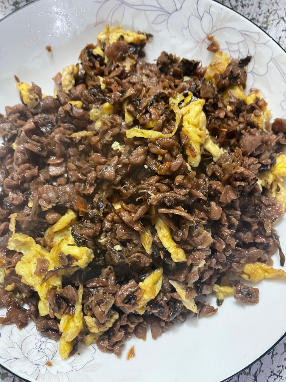 鸡蛋炒外婆菜(下饭菜)