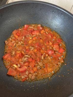 番茄肉沫意大利面的做法 步骤2