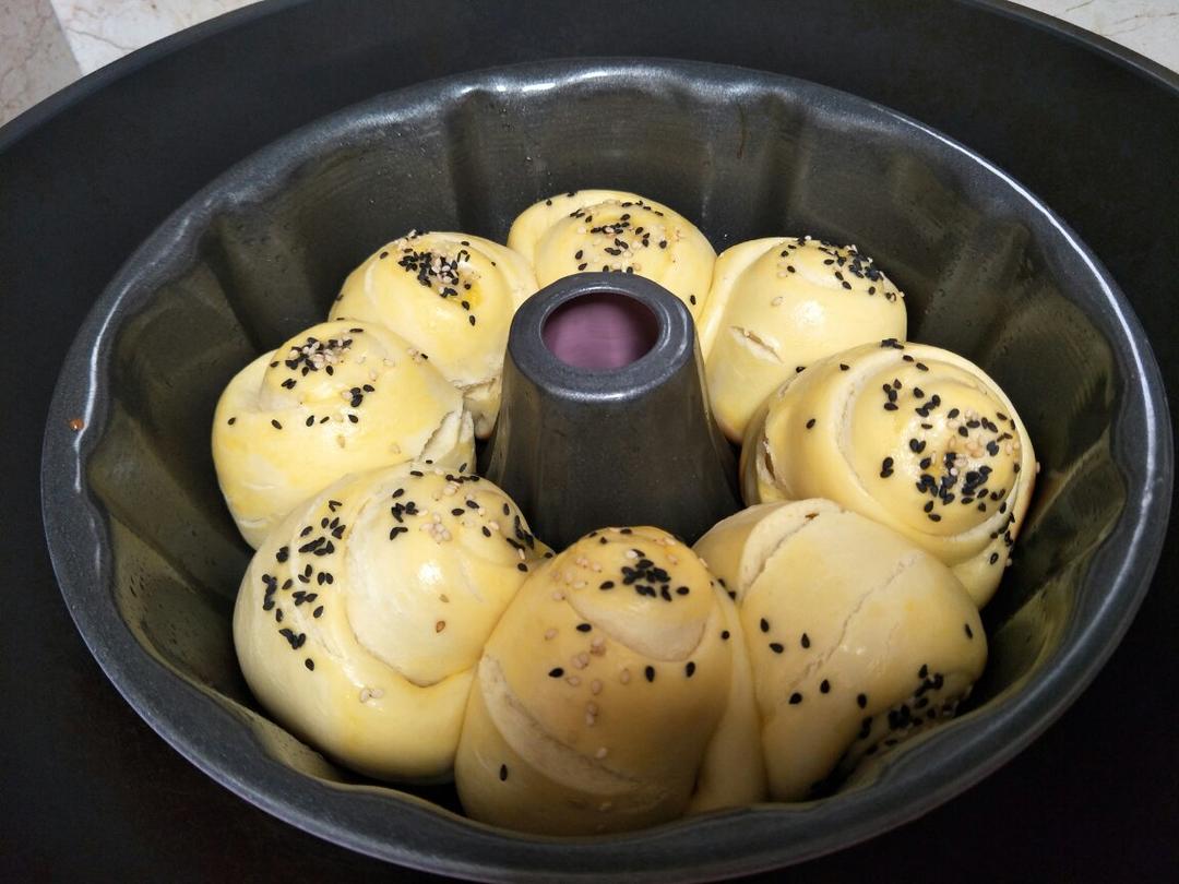 无烤箱高筋面粉，松软面包🍞