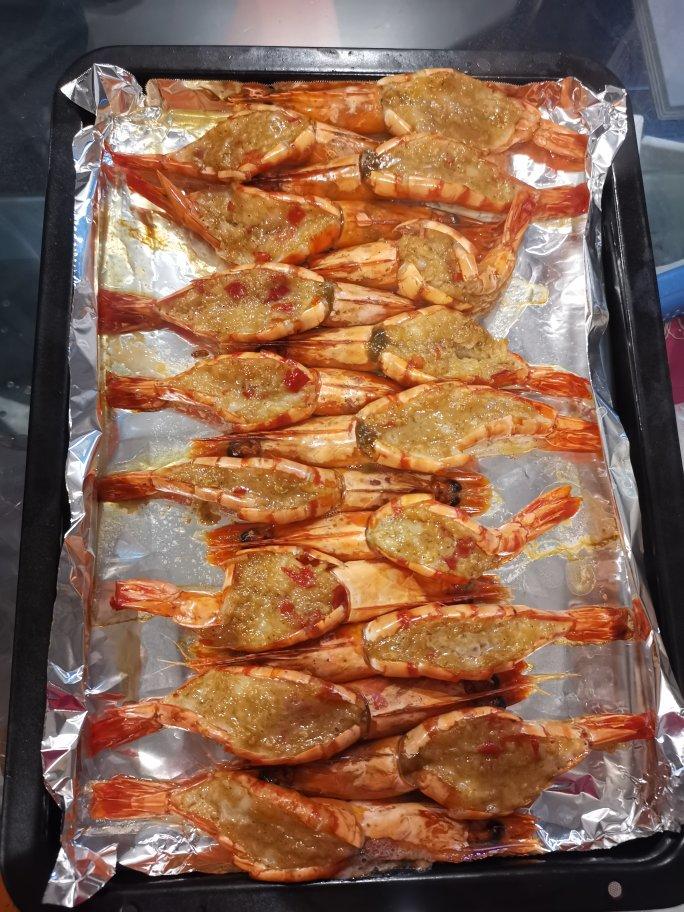 简单快手超好吃蒜香烤罗氏虾附百搭蒜蓉香辣酱